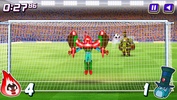 Alien Transform penalty power football game screenshot 4