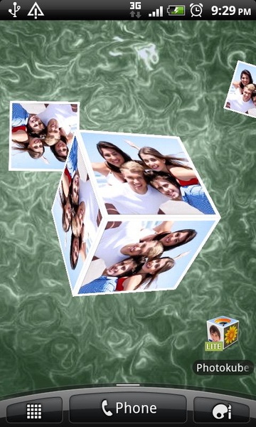 Photo Cube Lite Live Wallpaper - Preview 3