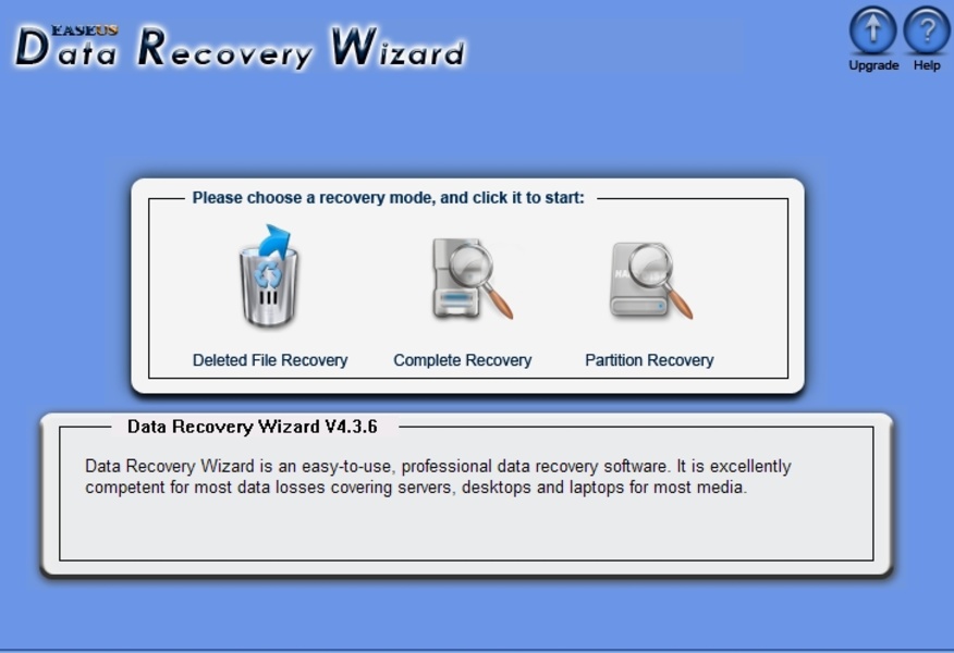 Easy data recovery. Easy data recovery