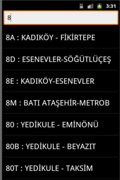 IETT Line Schedule - Preview 4