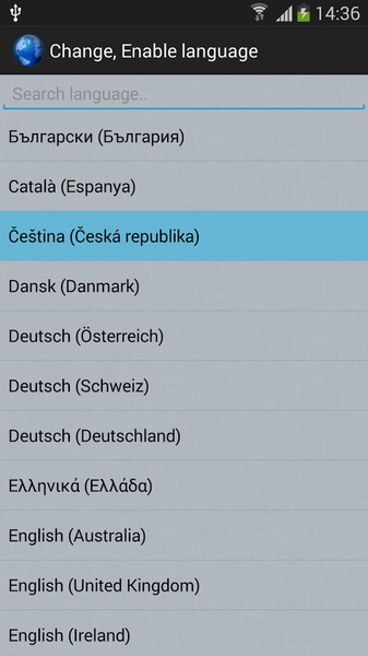 Change, Enable Language - Preview 2