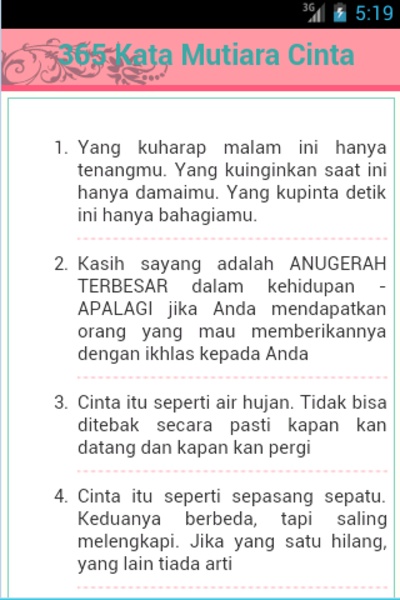 365 KATA MUTIARA CINTA - Preview 4