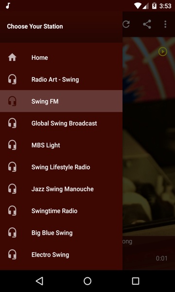 Swing Radio Online - Preview 1