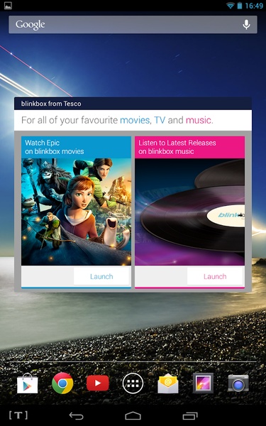 blinkbox widget - Preview 1
