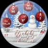 Christmas Snow HD Watch Face screenshot 9