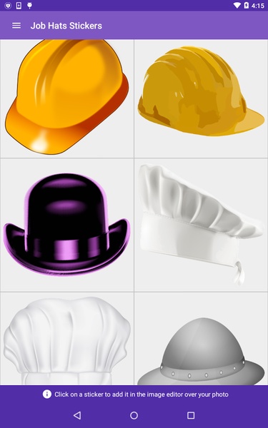 Job Hats Stickers - Preview 1