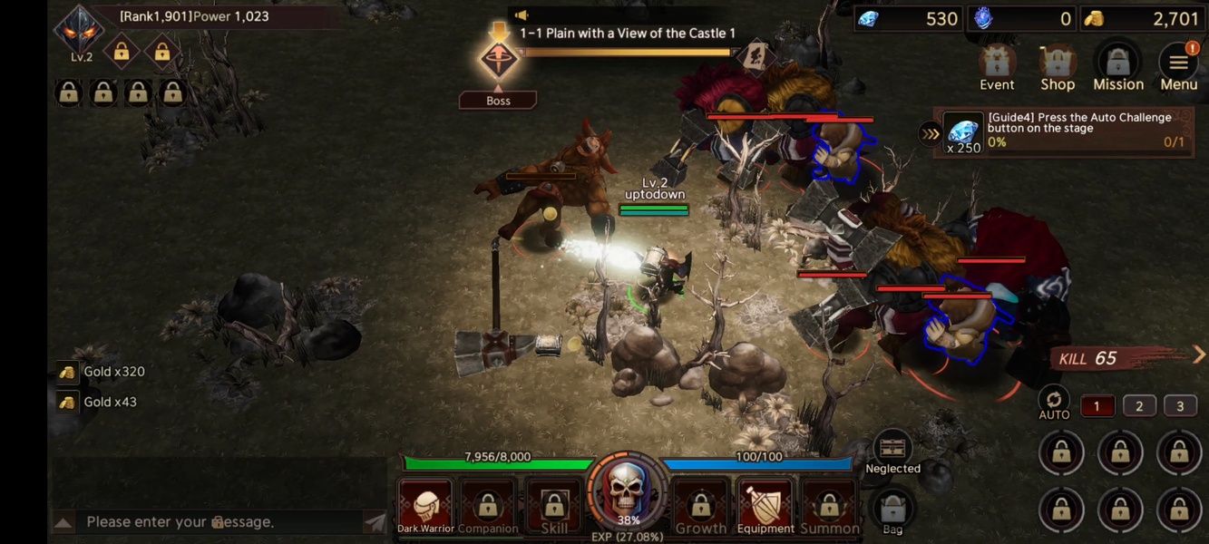 Dark Warrior Idle для Android - Скачайте APK с Uptodown