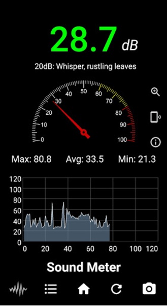 Sound & Vibration Meter for Android - Download the APK from Uptodown