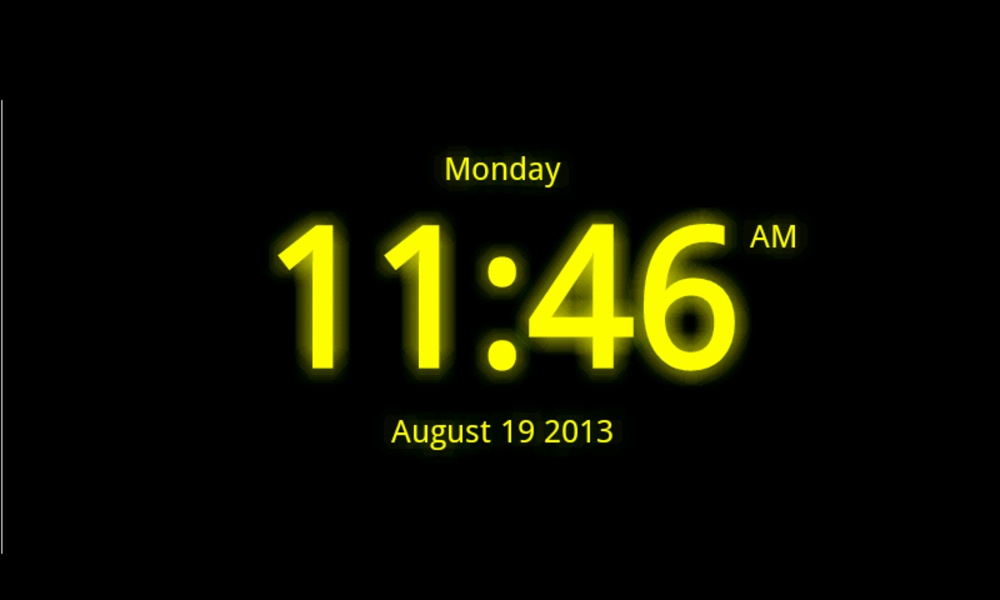 Digital Clock Live Wallpaper-7 - Preview 4