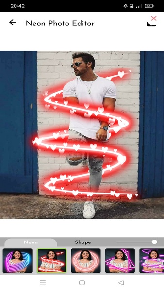 Neon Photo Editor - Preview 1