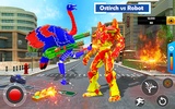 Flying Ostrich Robot Transform Bike Robot Games screenshot 4