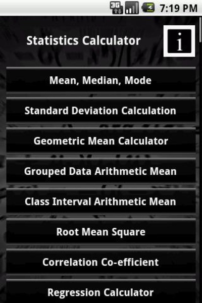 Statistics Calculator - Preview 1