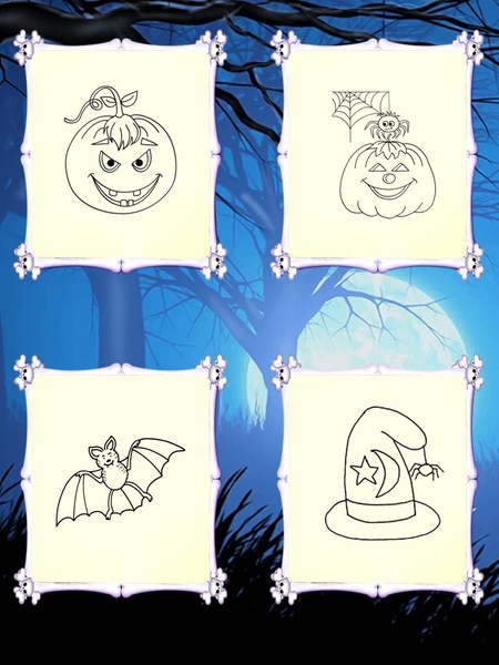 Halloween Coloring Book - Preview 9