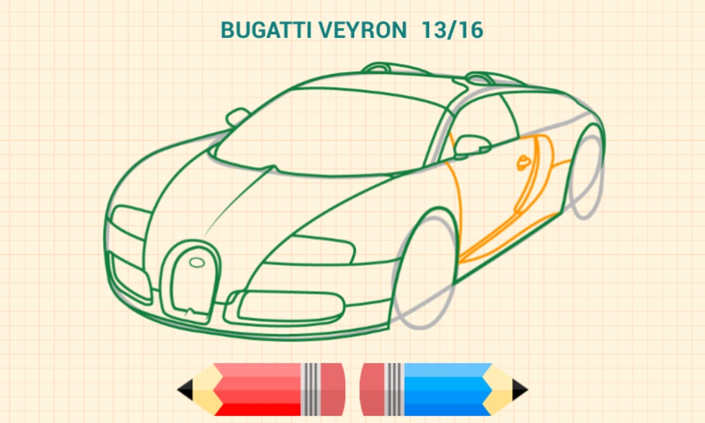 How to Draw: Super Autos::Appstore for Android