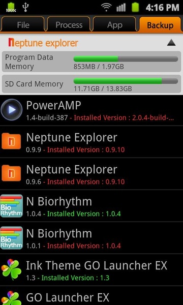 Neptune file explorer - Preview 3