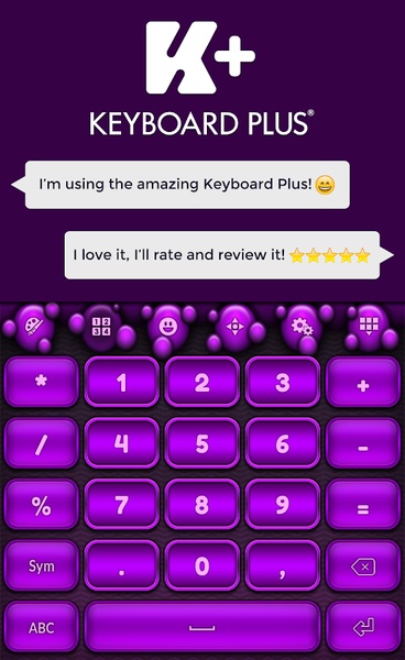 Keyboard Purple HD - Preview 5