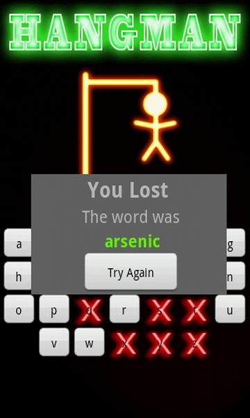 Glow Hangman - Preview 2