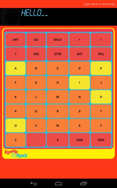 Speak and Spell - Preview 1