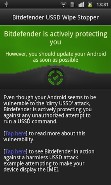 Bitdefender USSD Wipe Stopper - Preview 1