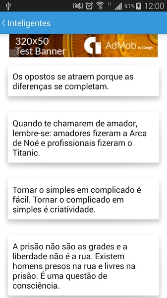 Mensagens Prontas - Preview 2