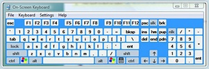 Microsoft Visual Keyboard screenshot 1