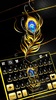 Black Gold Feather Keyboard Ba screenshot 5