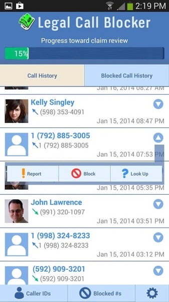 Legal Call Blocker - Preview 2