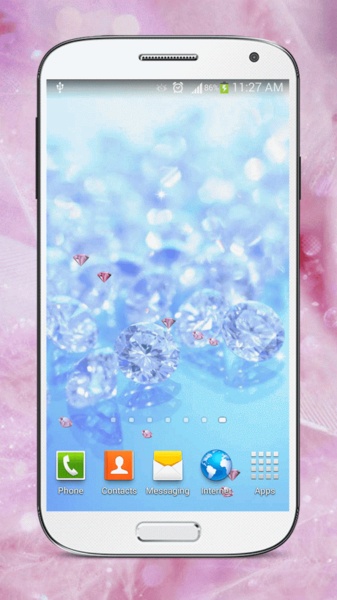 Shiny Diamonds Live Wallpaper - Preview 1