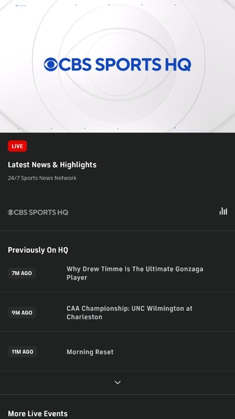 Watch CBS Sports HQ Online - Free Live Stream & News 