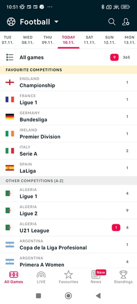 LiveScore::Appstore for Android