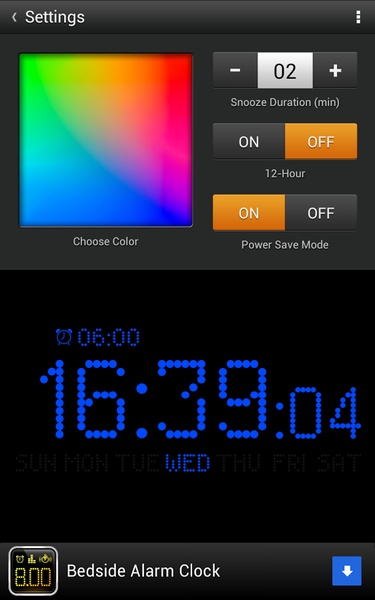 Bedside Alarm Clock Free - Preview 2
