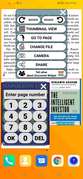 Document Widget View PDF JPG EPUB on home screen - Preview 9