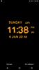 Neon Digital Clock Live Wallpaper screenshot 1