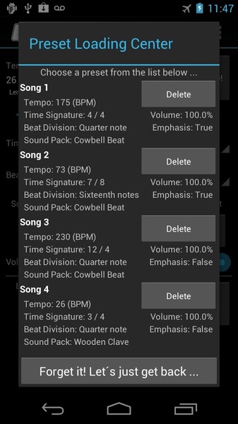 Mobile Metronome - Preview 1