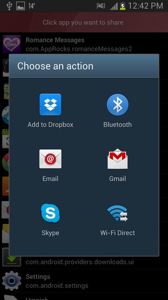application sender - Preview 1