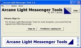 Arcane Light Messenger Tools screenshot 2