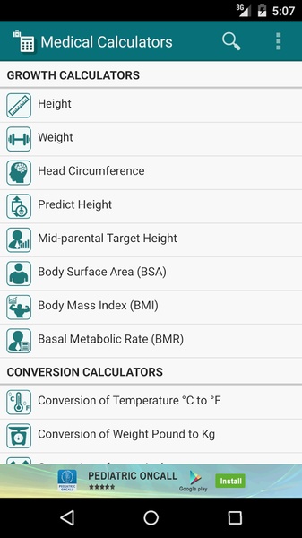 Medical Calculators - Preview 14