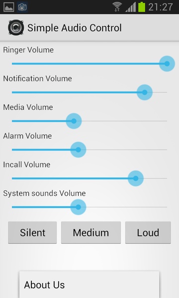 Simple Audio Control - Preview 1