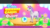 Cute Unicorn Caring and Dressup screenshot 1