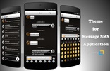 SMS Messages Gloss White Black screenshot 6