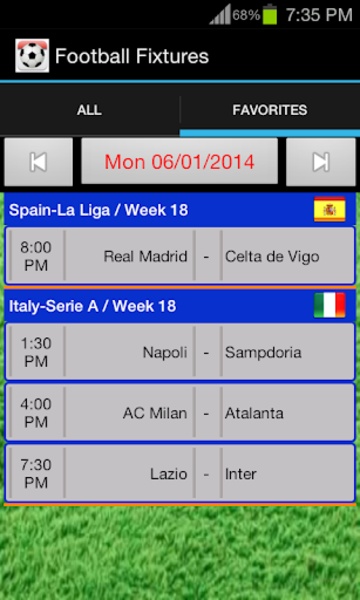 Football Fixtures - Preview 16