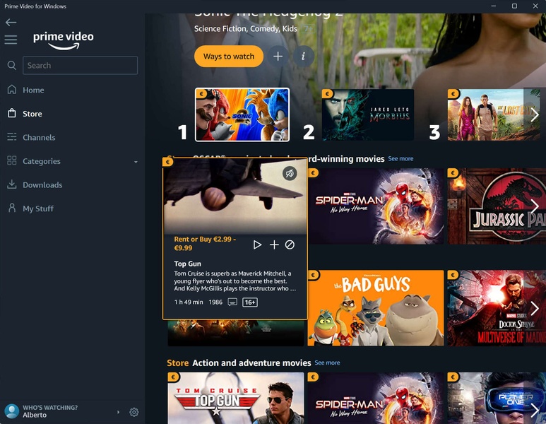 Prime video windows online app