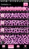 GO Pink Cheetah Theme screenshot 3