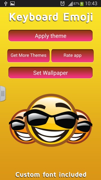 Keyboard Emoji Theme - Preview 1
