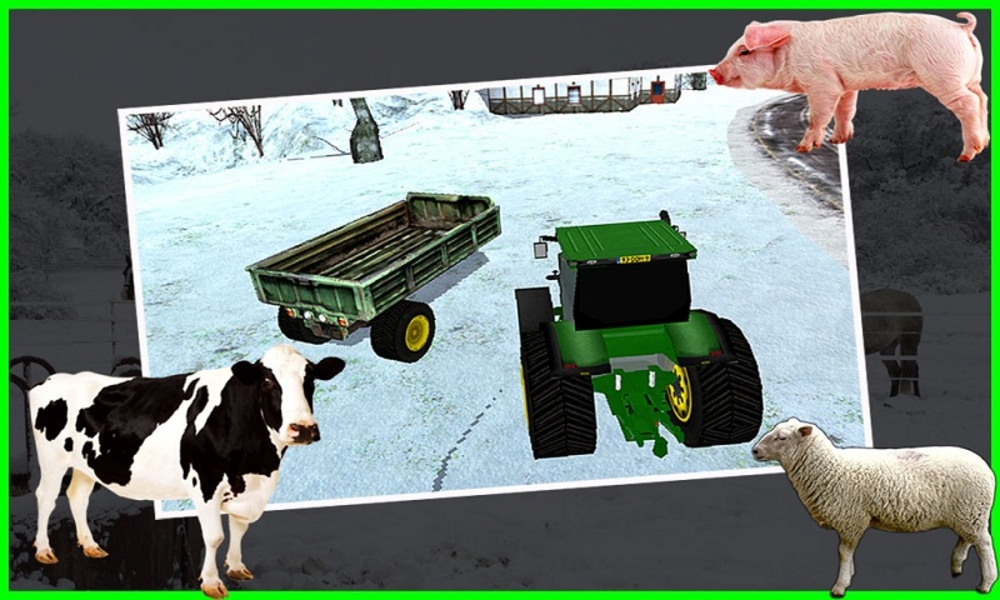 Farm Animal Tractor Trolley 17 - Preview 1