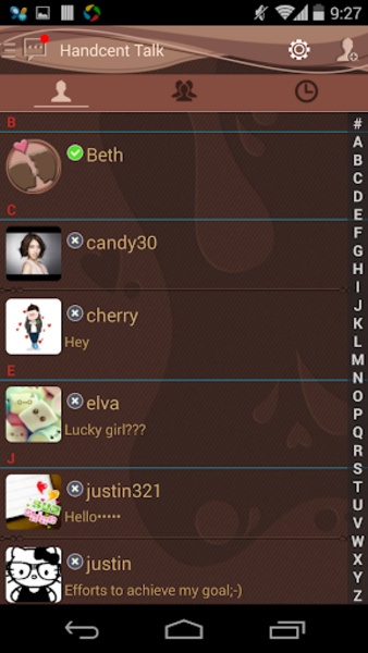 Handcent SMS Skin(Valentine - Preview 2