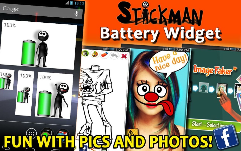 Stickman Battery Widget - Preview 10