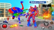 Flying Ostrich Robot Transform Bike Robot Games screenshot 11