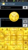 GO Keyboard Gold Glow Theme screenshot 2