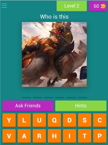 Character Mobile Lagend quiz - Preview 3